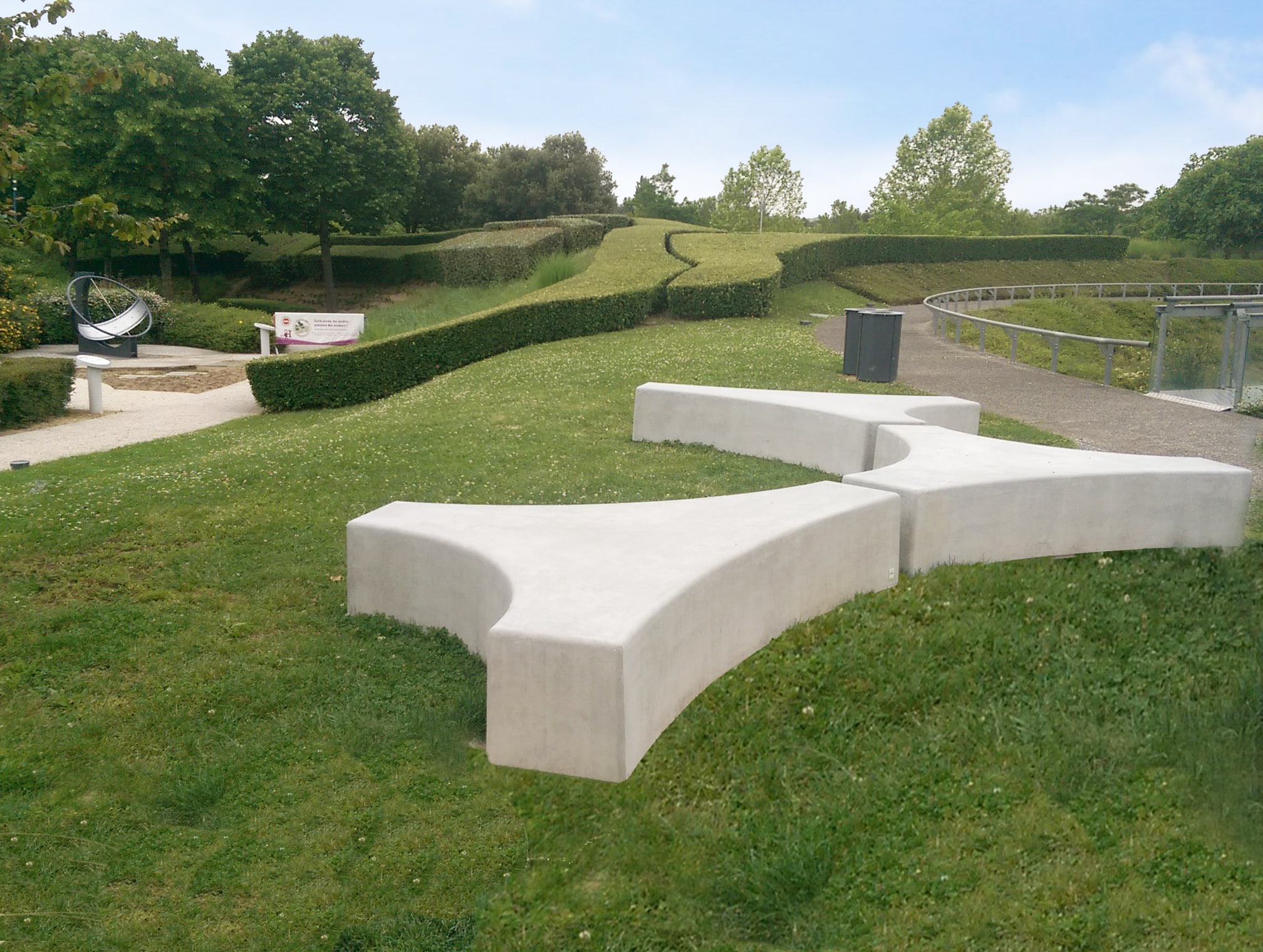 Mobilier urbain paysager